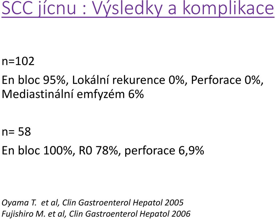 bloc 100%, R0 78%, perforace 6,9% Oyama T.