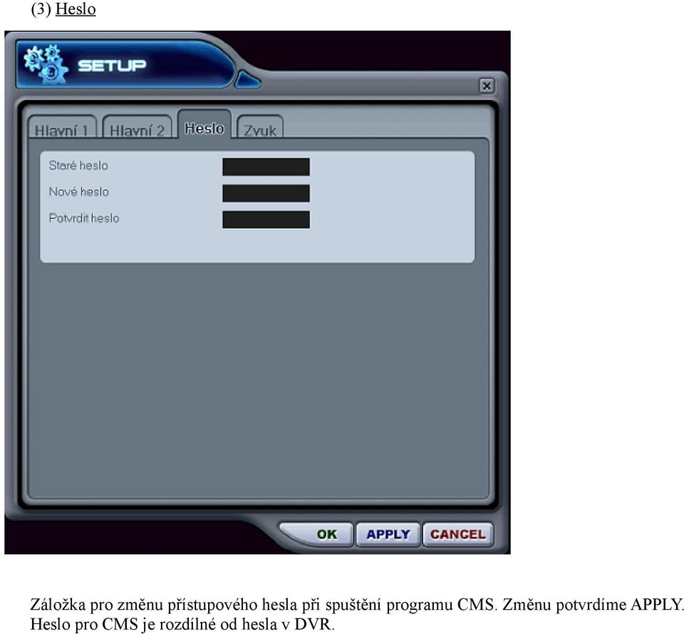 programu CMS.