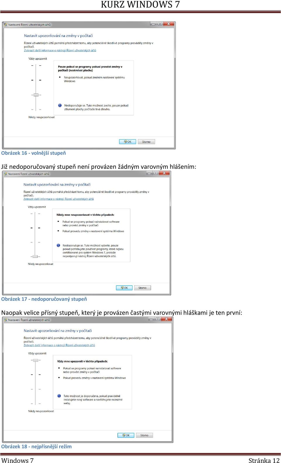 stupeň Naopak velice přísný stupeň, který je provázen častými