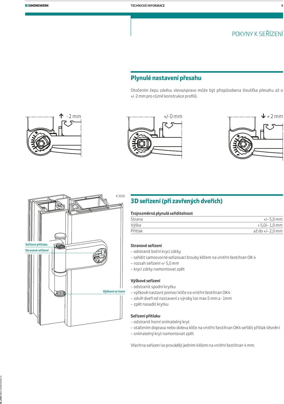 SIKU 3D. Funkční závěsový systém pro plastové domovní dveře - PDF Free  Download