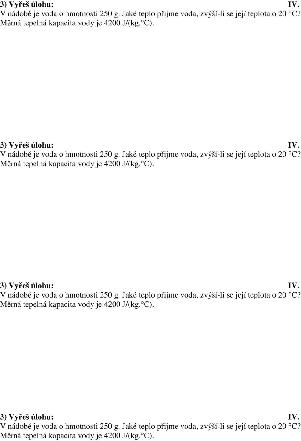 Malé písemné práce II. 8. třída Tři malé opakovací písemné práce - PDF  Stažení zdarma