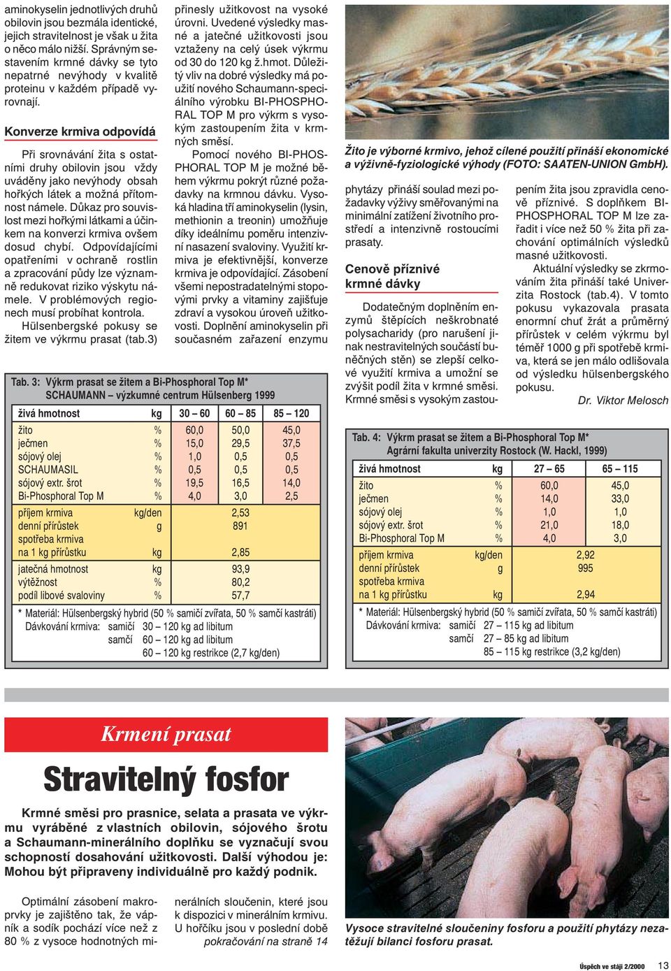 Konverze krmiva odpovídá Při srovnávání žita s ostatními druhy obilovin jsou vždy uváděny jako nevýhody obsah hořkých látek a možná přítomnost námele.