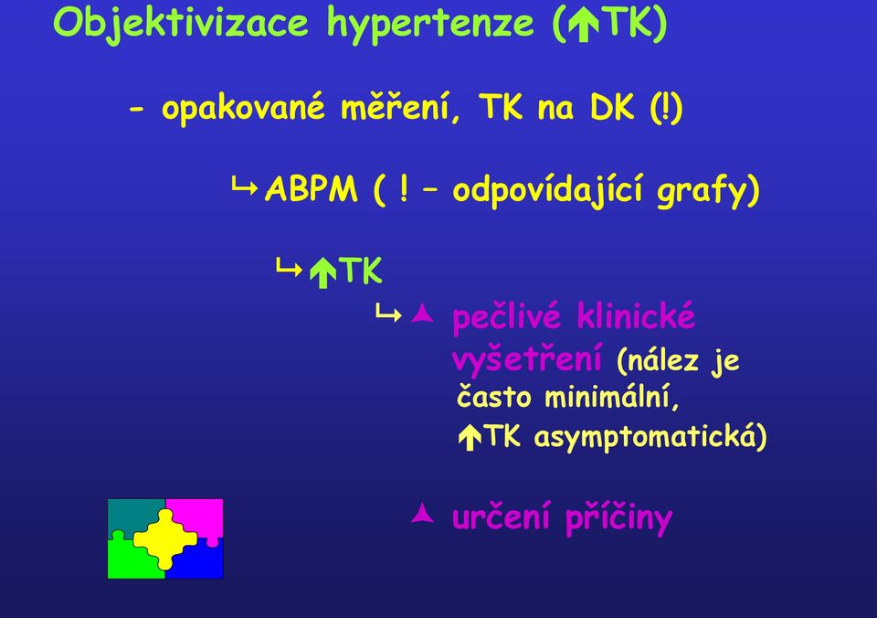 odpovídající grafy) TK pečlivé klinické