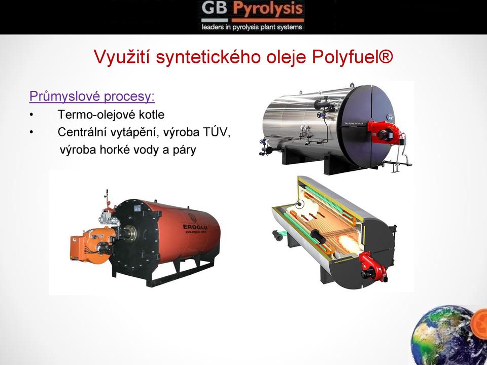 Termo-olejové kotle Centrální