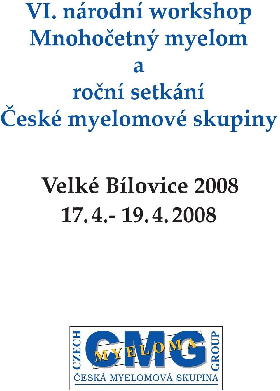 setkání České myelomové