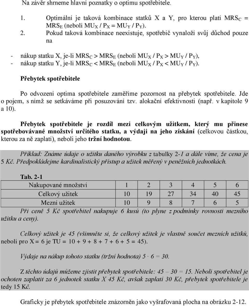 2 Užitek, preference a optimum spotřebitele - PDF Stažení zdarma