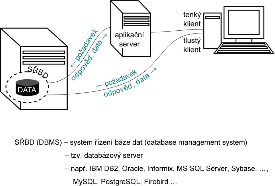 databázový server např.