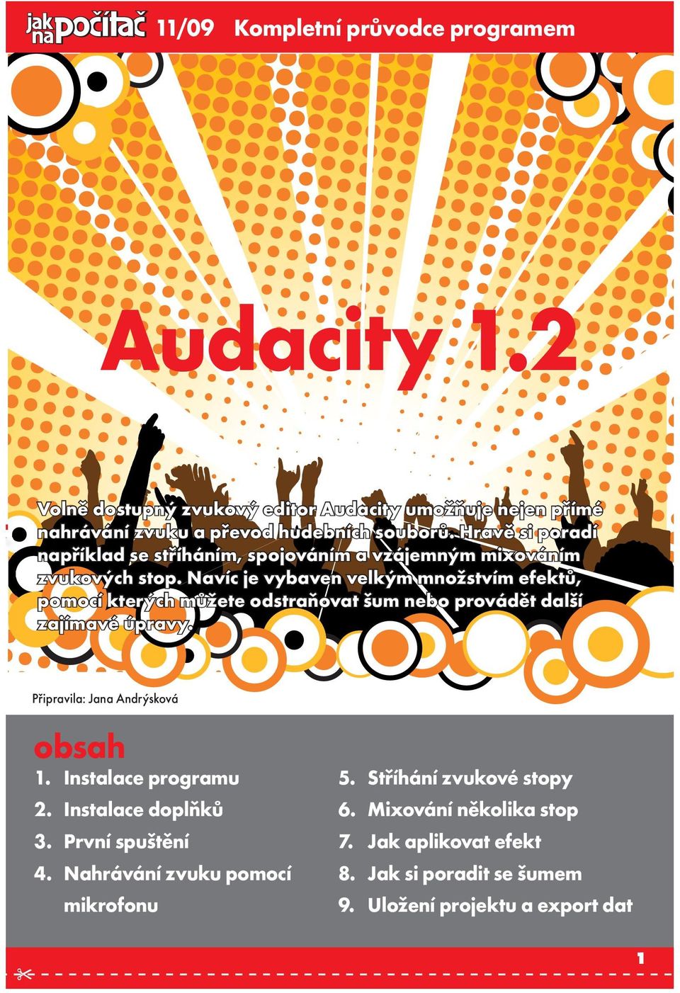 Audacity 1.2. obsah 11/09. Kompletní průvodce programem - PDF Free Download