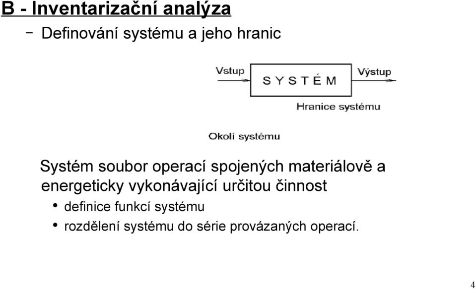 energeticky vykonávající určitou činnost definice