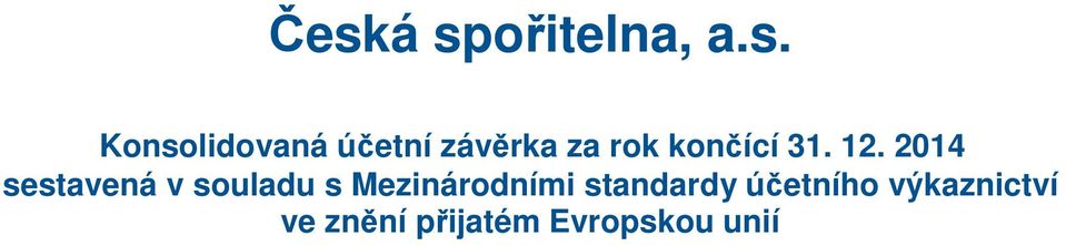 Mezinárodními standardy