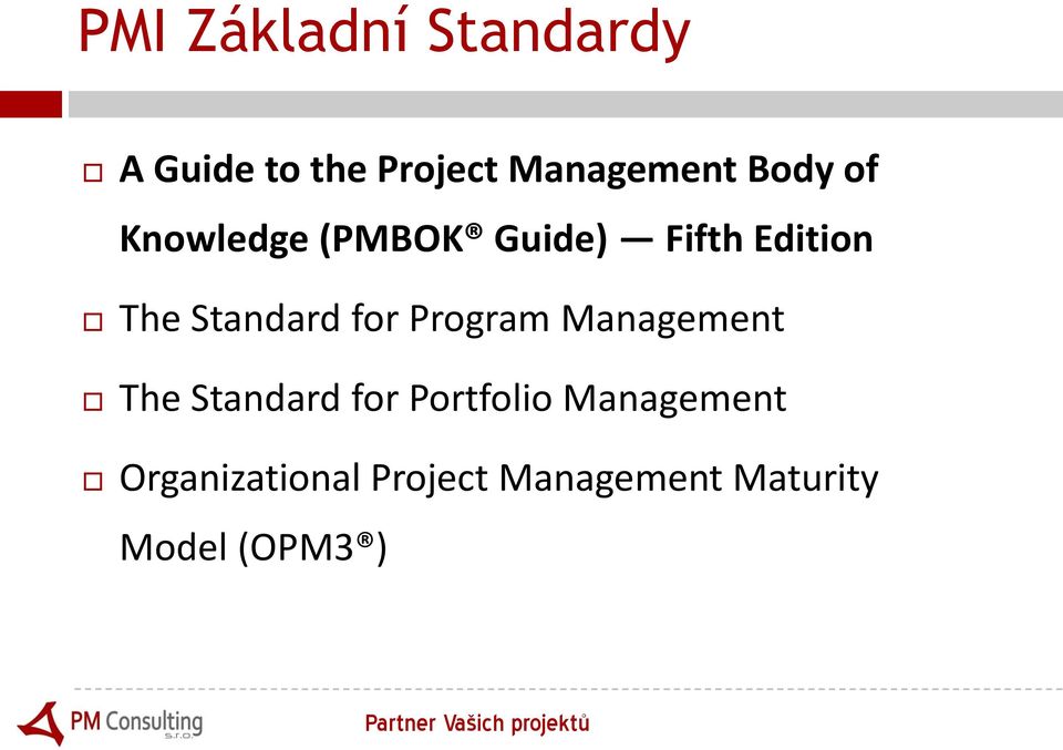 for Program Management The Standard for Portfolio