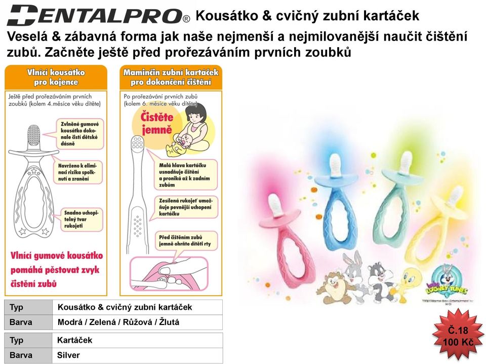 Začněte ještě před prořezáváním prvních zoubků Kousátko &