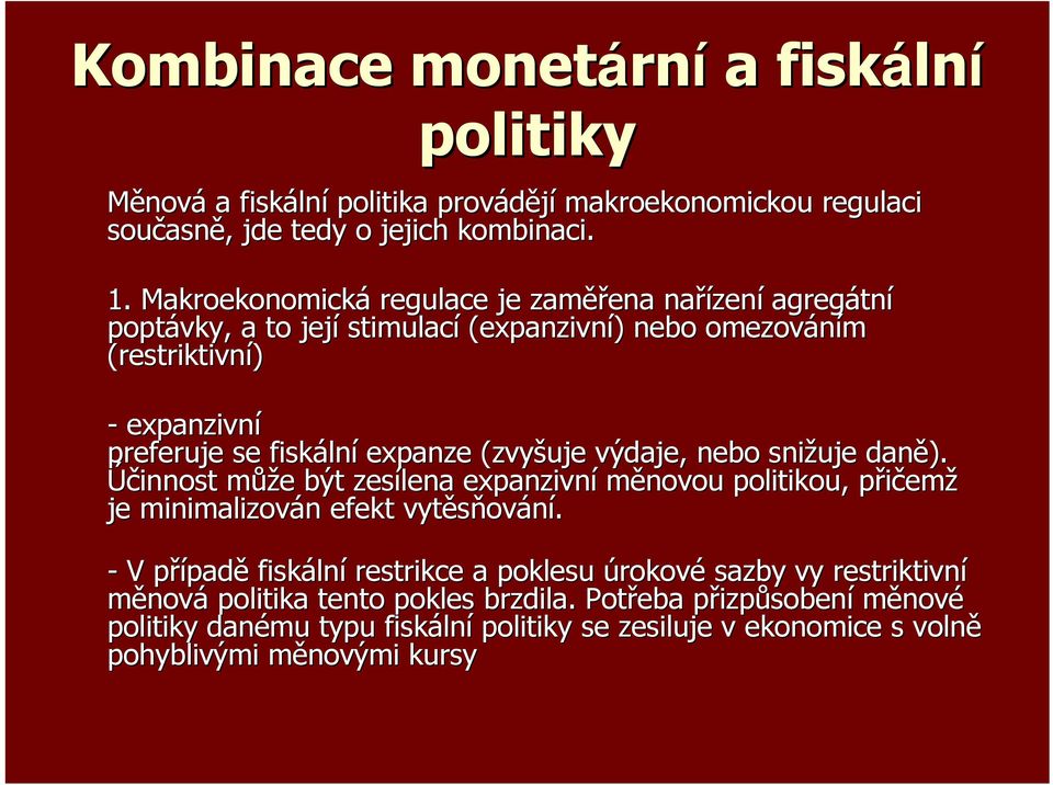 Fiskální politika, deficity a vládní dluh - PDF Free Download