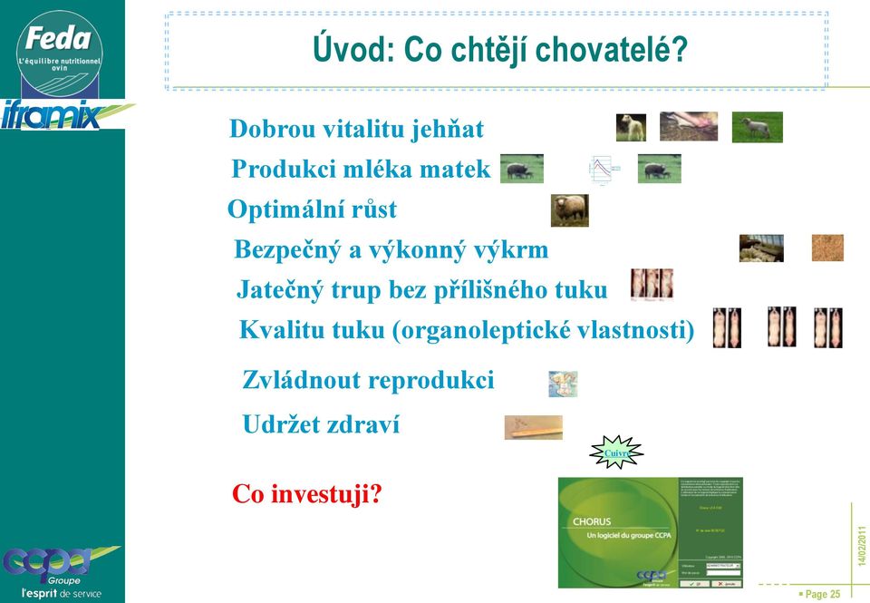 Dobrou vitalitu jehňat Produkci mléka matek Optimální růst Bezpečný a výkonný výkrm