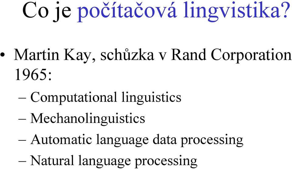 Computational linguistics Mechanolinguistics