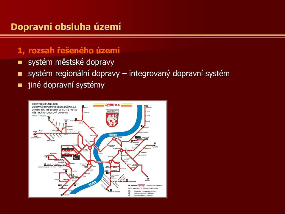 dopravy systém m regionáln lní dopravy