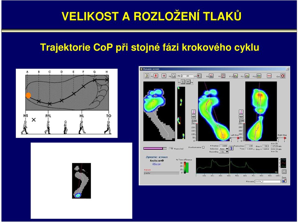 Trajektorie CoP