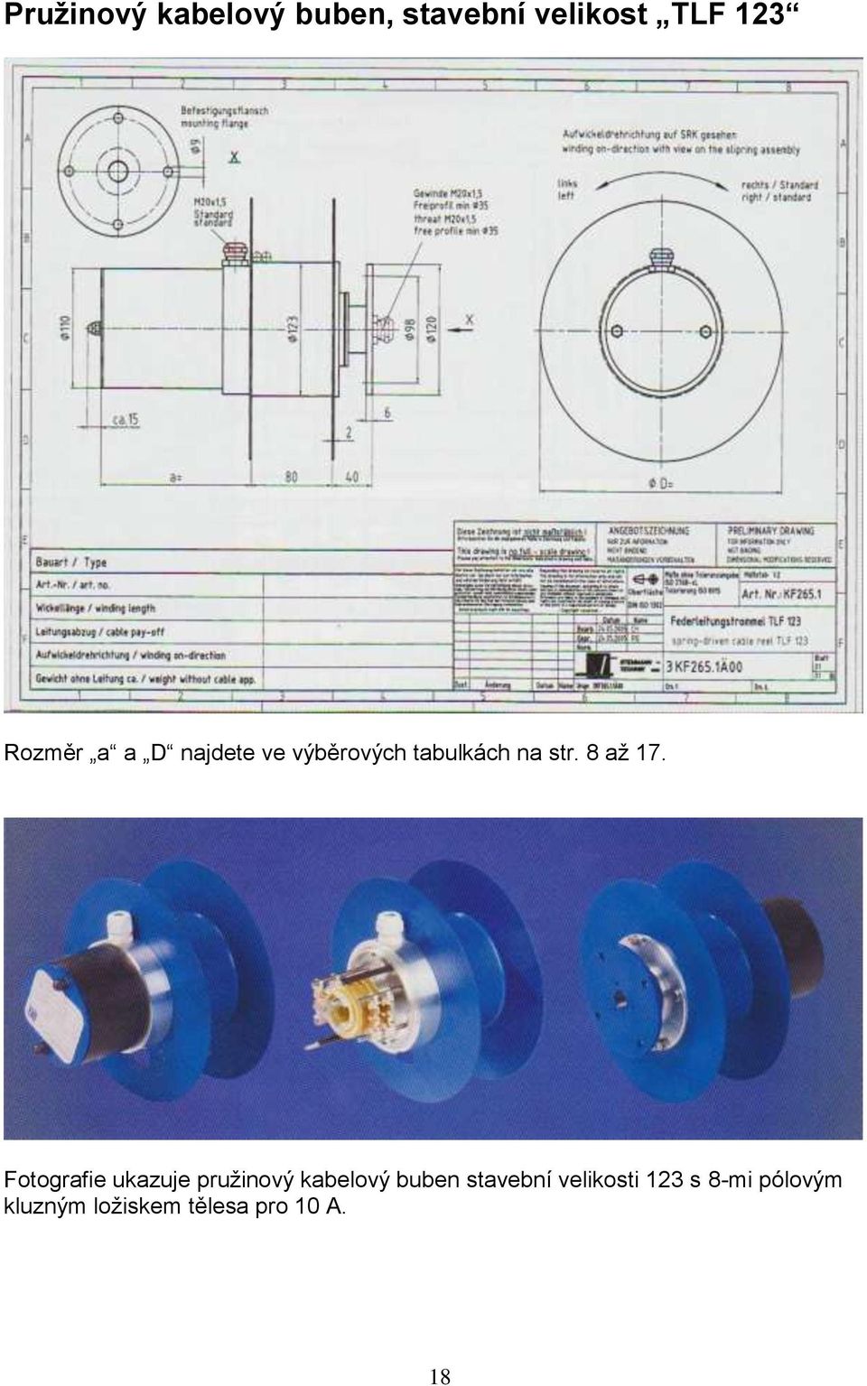 Pružinový kabelový buben všeobecná technická data - PDF Free Download