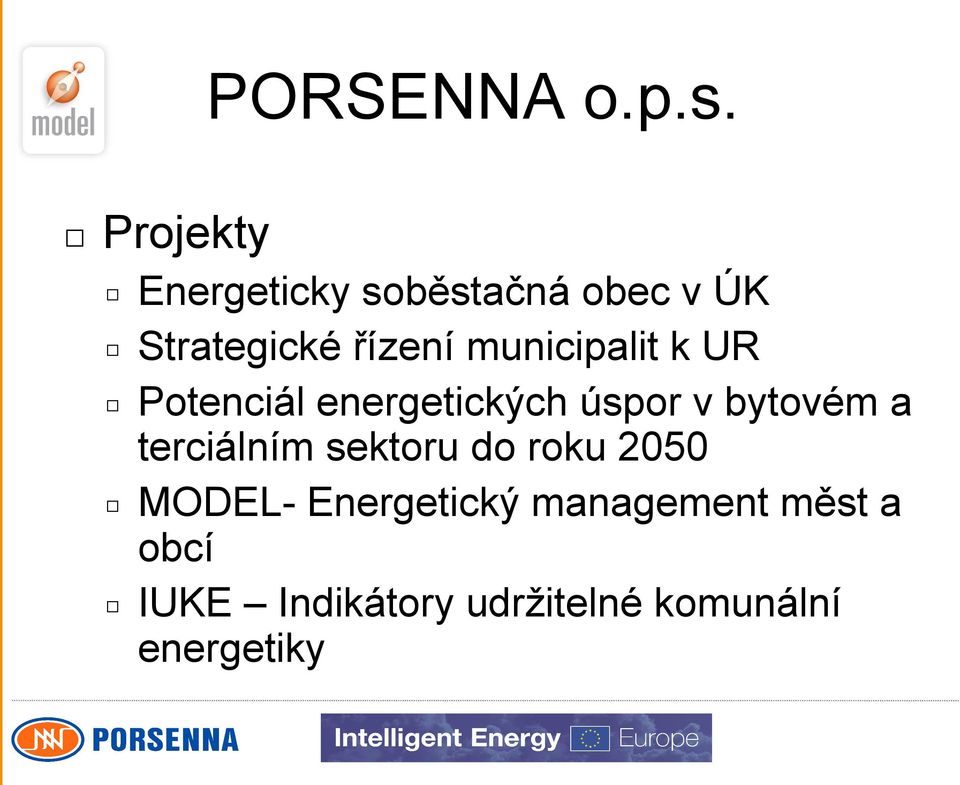 municipalit k UR Potenciál energetických úspor v bytovém a