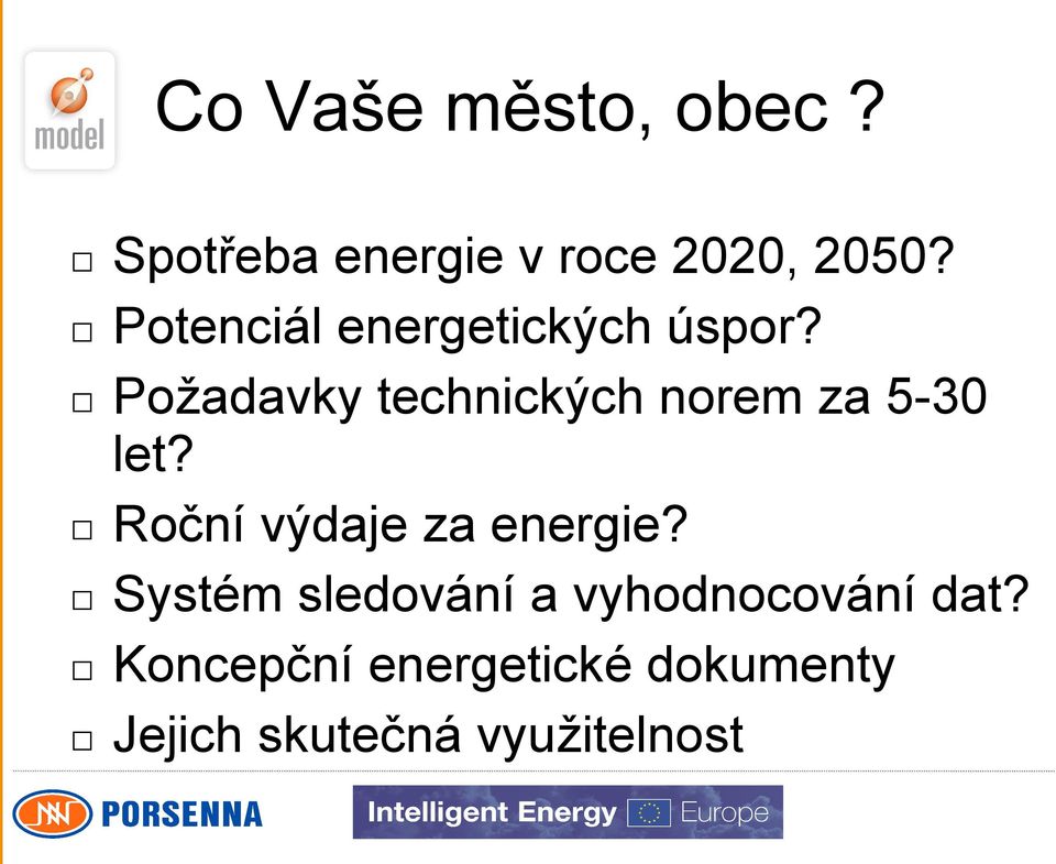 Požadavky technických norem za 5-30 let?