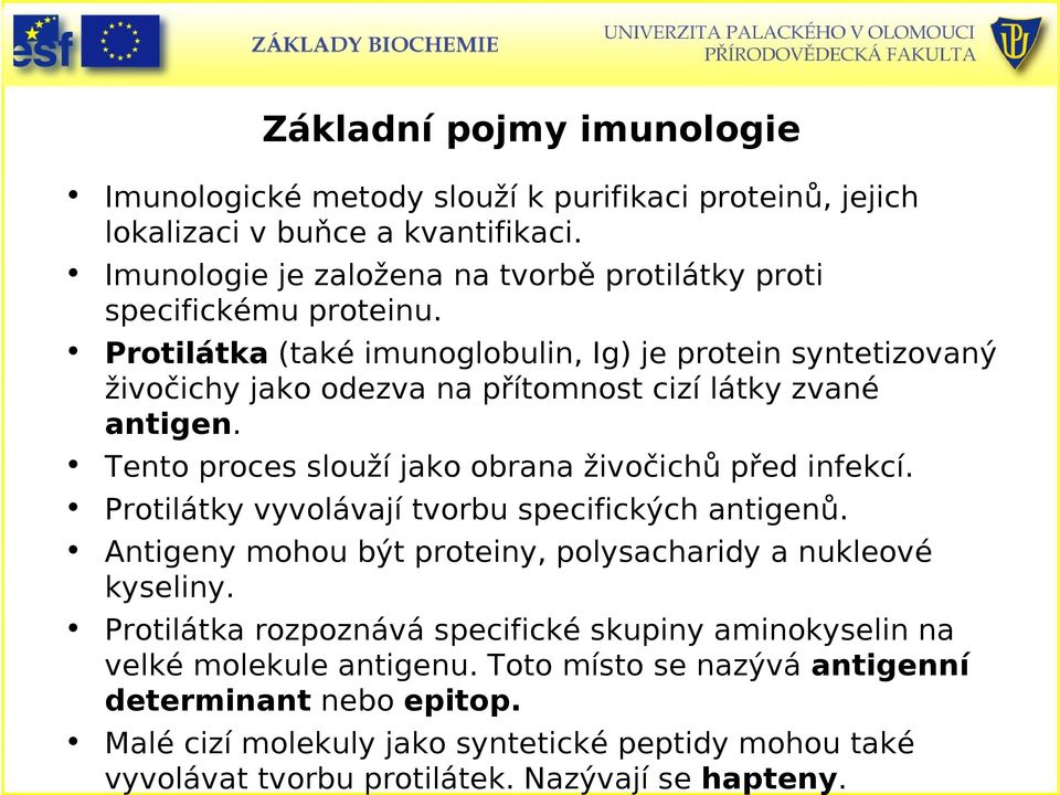 Protilátka (také imunoglobulin, Ig) je protein syntetizovaný živočichy jako odezva na přítomnost cizí látky zvané antigen. Tento proces slouží jako obrana živočichů před infekcí.