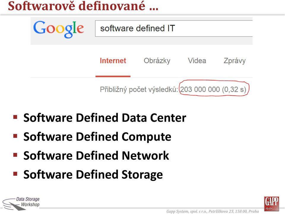 Defined Network Software Defined Storage G