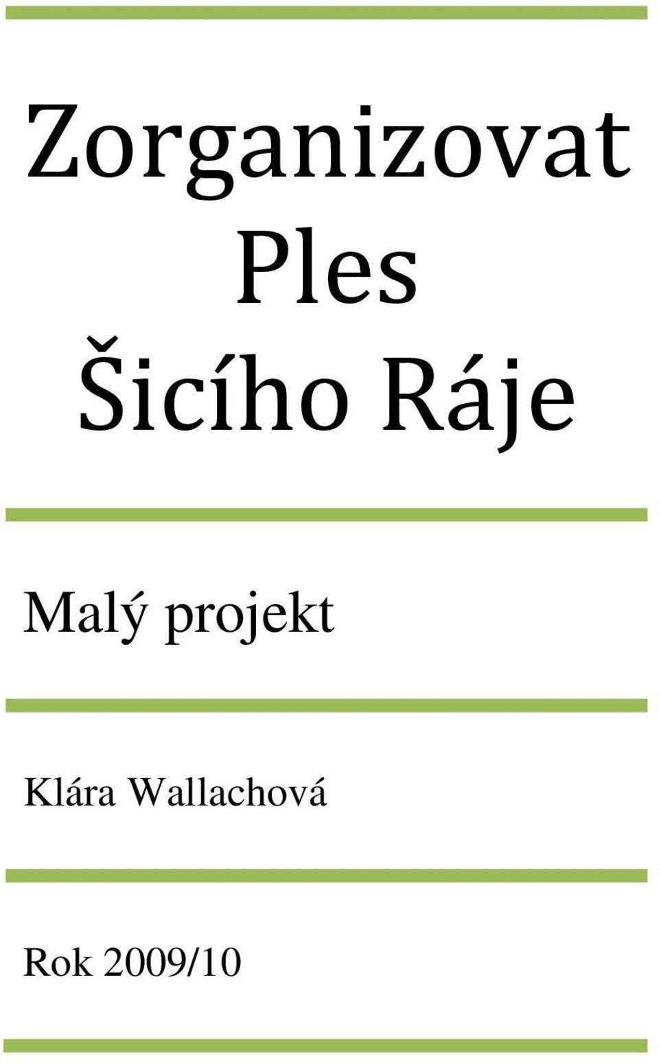 projekt Klára