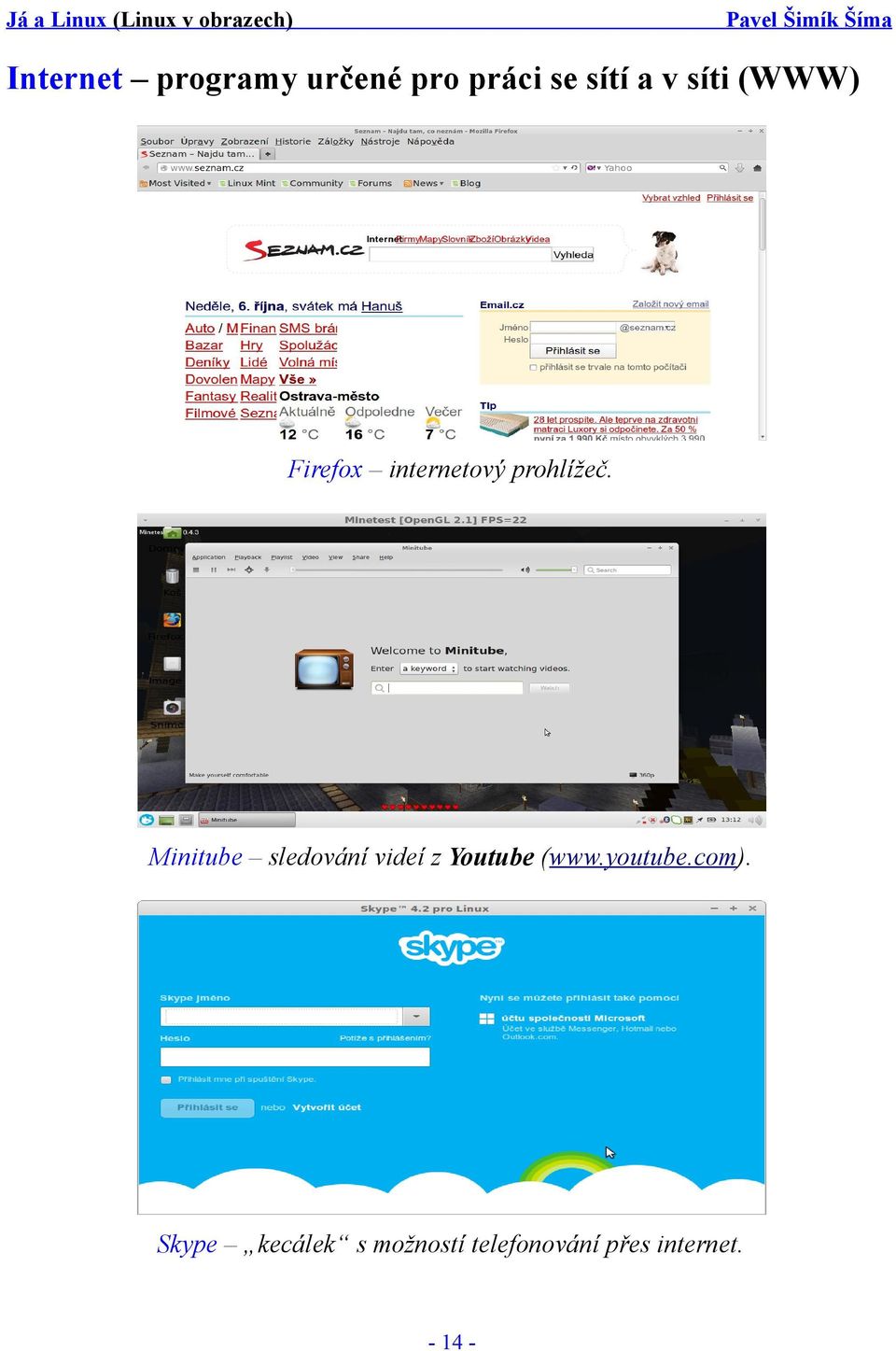 Minitube sledování videí z Youtube (www.youtube.