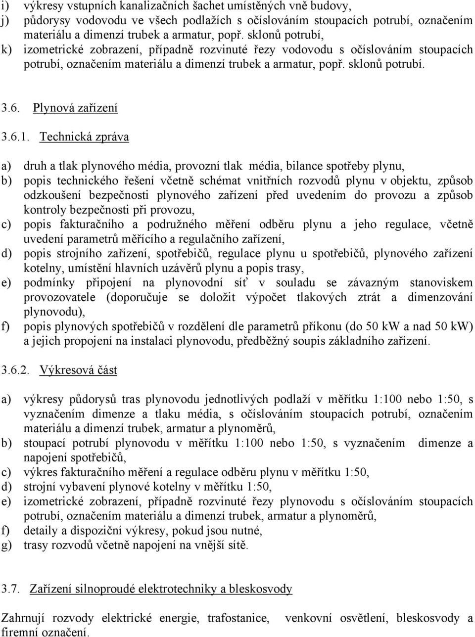 Plynová zařízení 3.6.1.