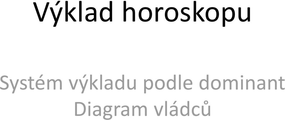 Systém výkladu