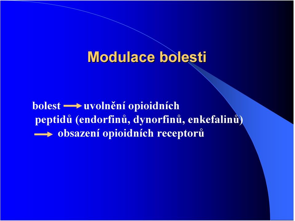 (endorfinů, dynorfinů,