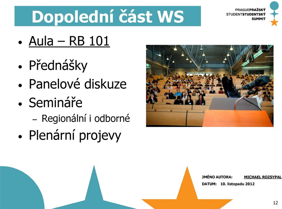 Semináře Regionální i odborné