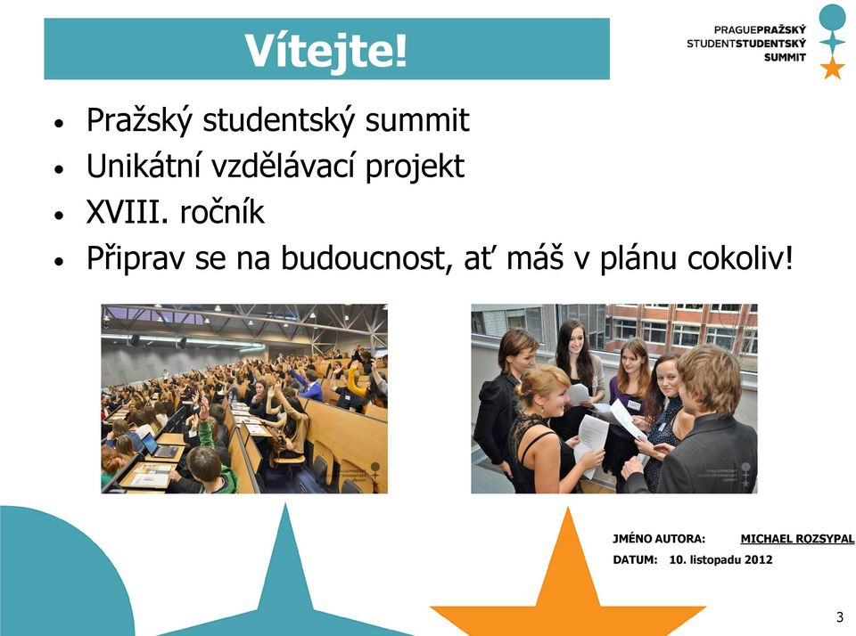 vzdělávací projekt XVIII.