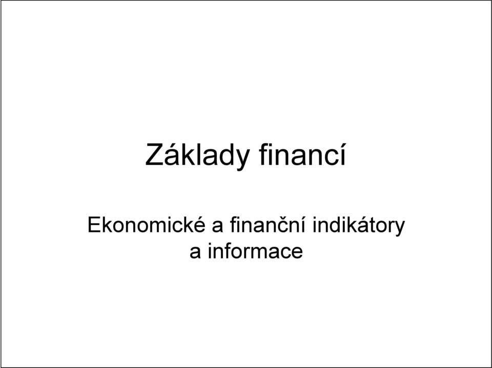 Ekonomické a