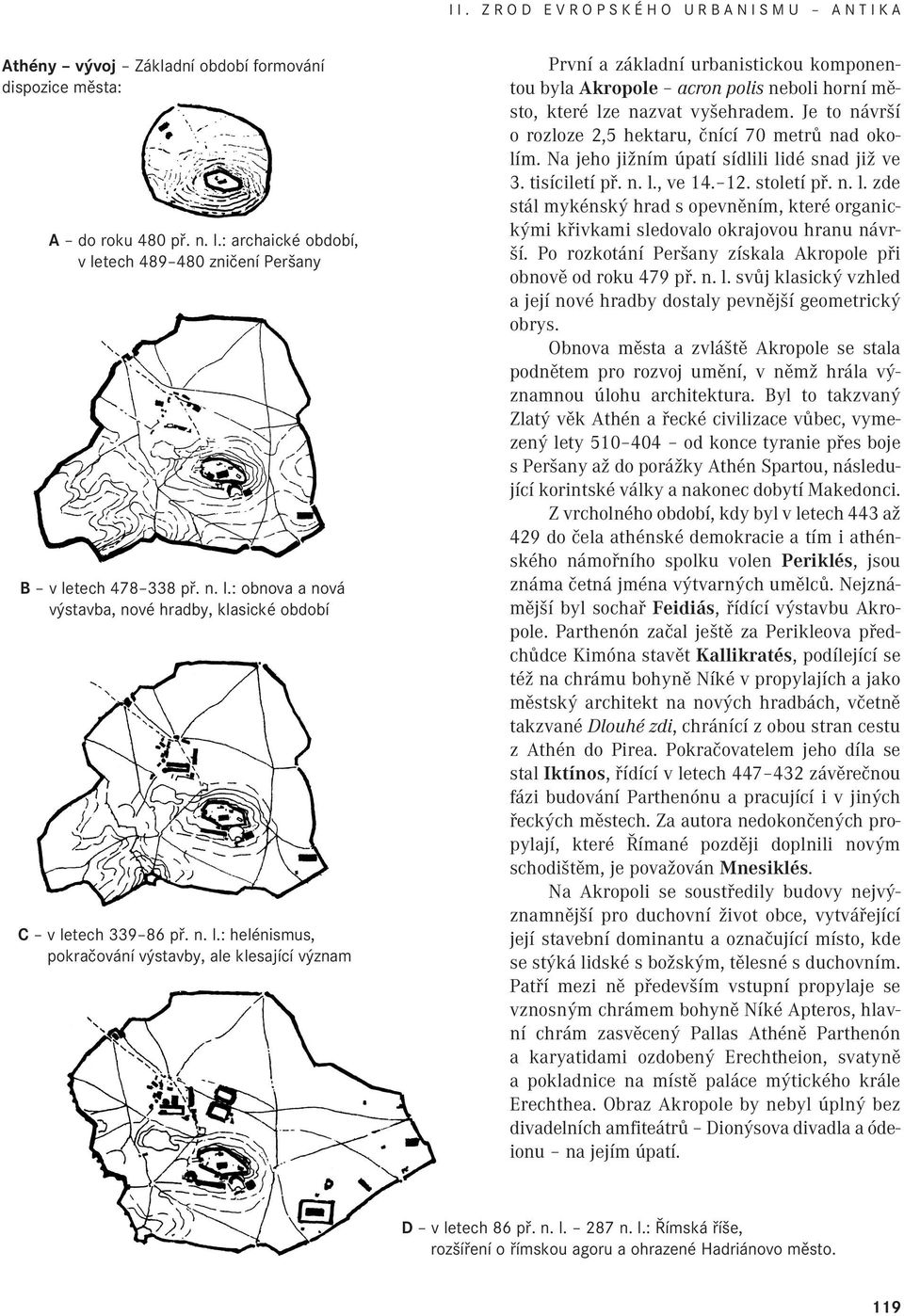 Je to návrší o rozloze, hektaru, čnící 70 metrů nad okolím. Na jeho jižním úpatí sídlili lidé snad již ve. tisíciletí př. n. l., ve.. století př. n. l. zde stál mykénský hrad s opevněním, které organickými křivkami sledovalo okrajovou hranu návrší.