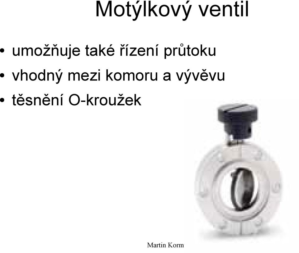 průtoku vhodný mezi