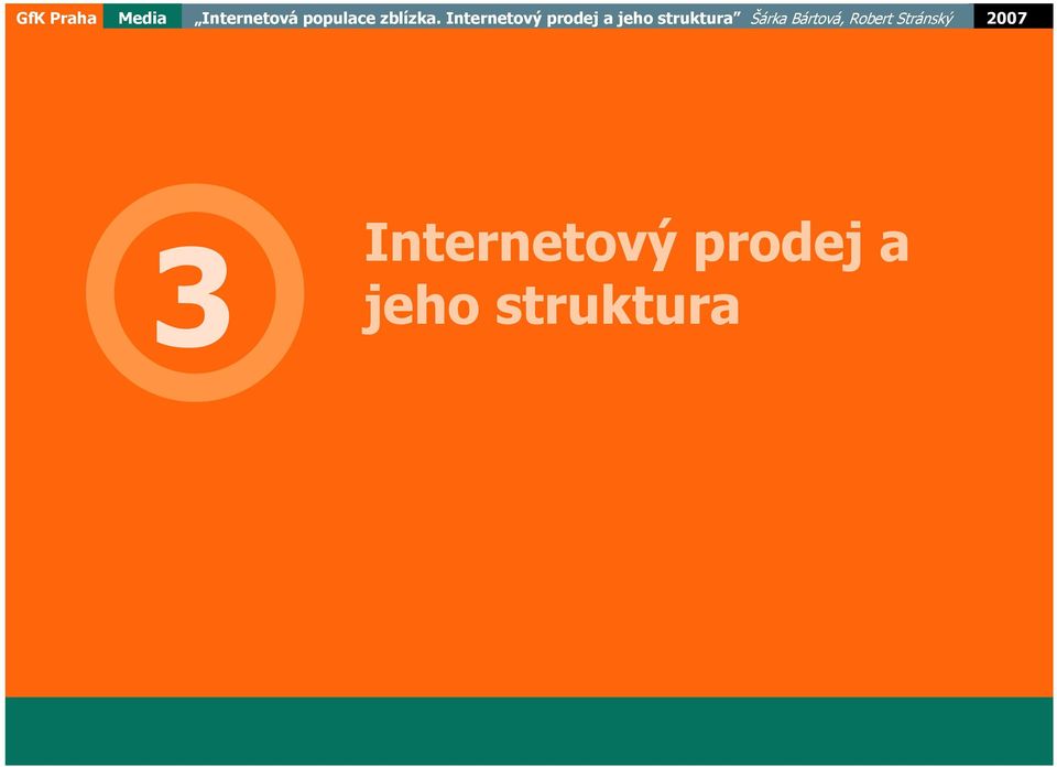 Internetový prodej a jeho struktura