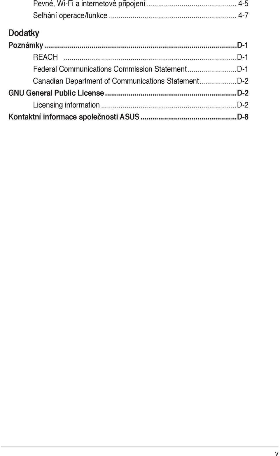 ..D-1 Federal Communications Commission Statement.