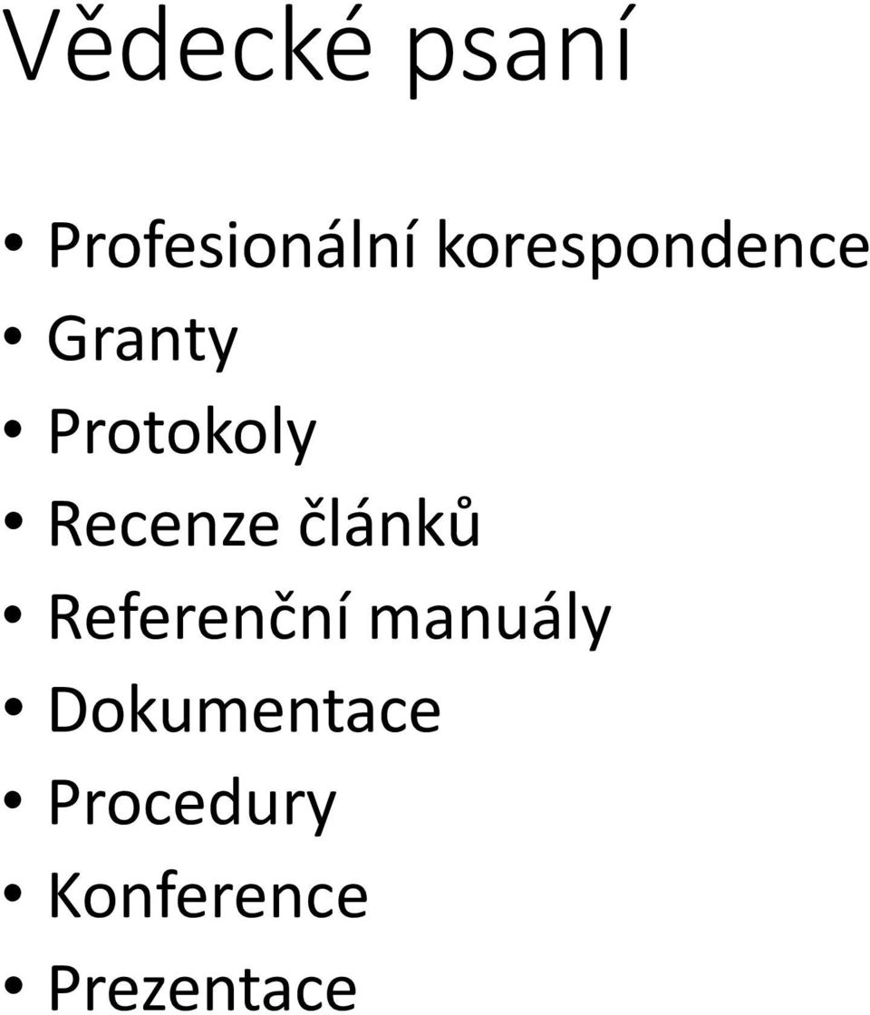 Recenze článků Referenční manuály