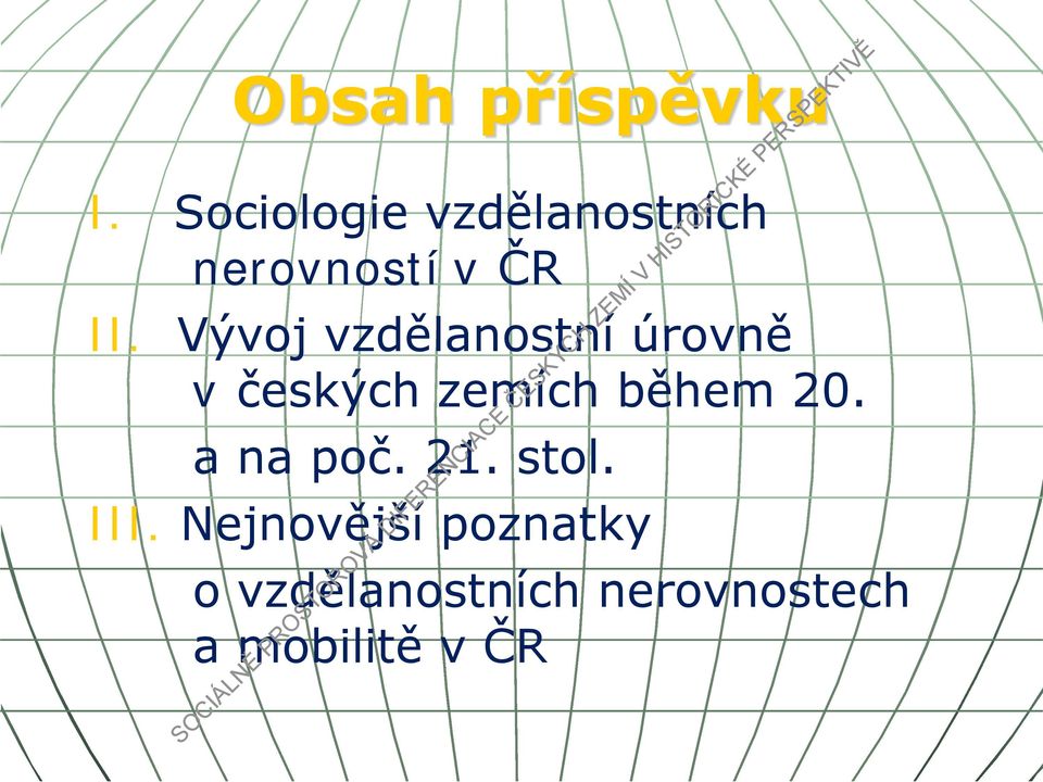 Vývoj vzdělanostní úrovně v českých zemích během 20.