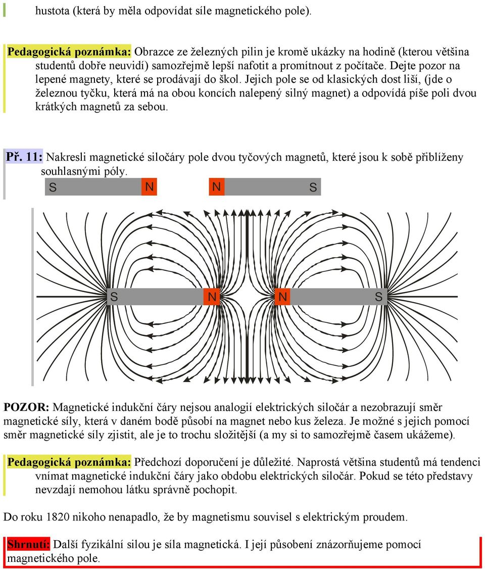 4.5.1 Magnety, magnetické pole - PDF Stažení zdarma