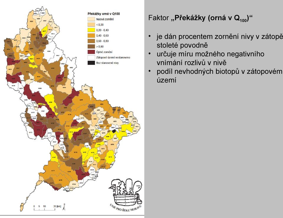 povodně určuje míru možného negativního