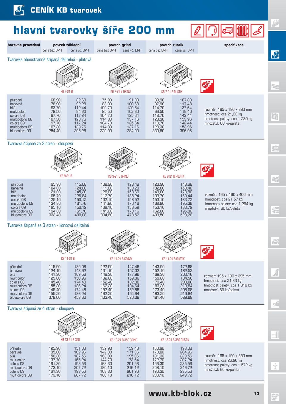 DPH Tvarovka oboustranně štípaná dělitelná - plotová KB 7-21 B KB 7-21 B GRIND KB 7-21 B RUSTIK multi multi blue 68,90 76,90 93,70 78,50 97,70 107,30 97,70 107,30 254,40 82,68 92,28 112,44 94,20