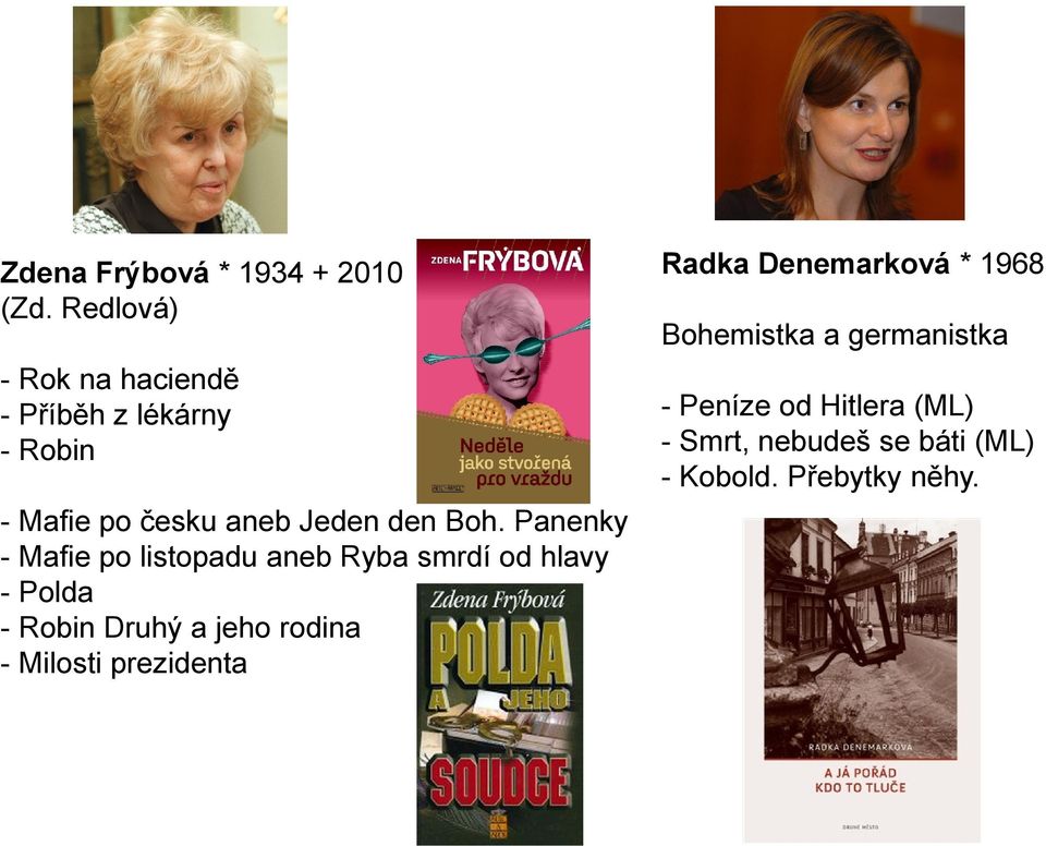 Panenky - Mafie po listopadu aneb Ryba smrdí od hlavy - Polda - Robin Druhý a jeho rodina
