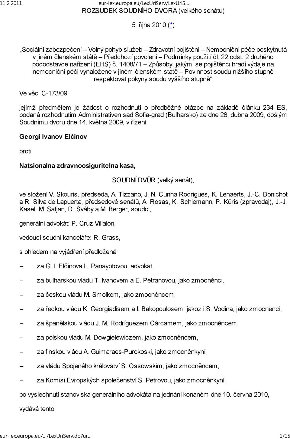 2 druhého pododstavce nařízení (EHS) č.