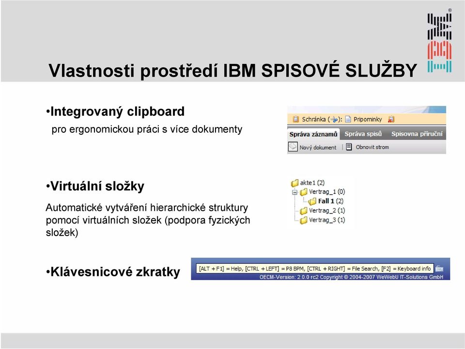 složky Automatické vytváření hierarchické struktury pomocí