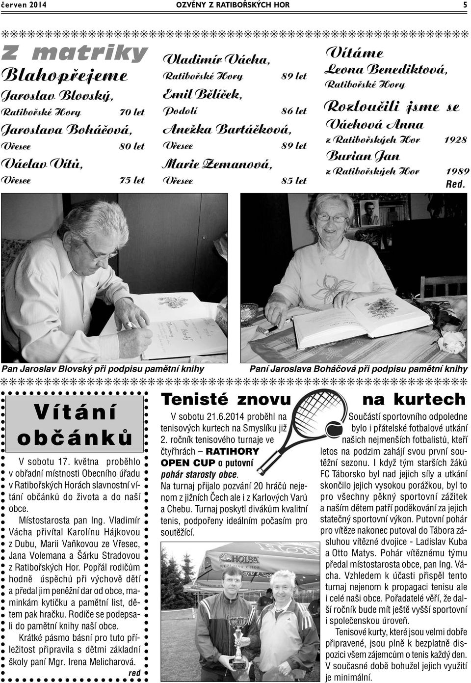 Ratiboøských Hor 1928 Burian Jan z Ratiboøských Hor 1989 Red.