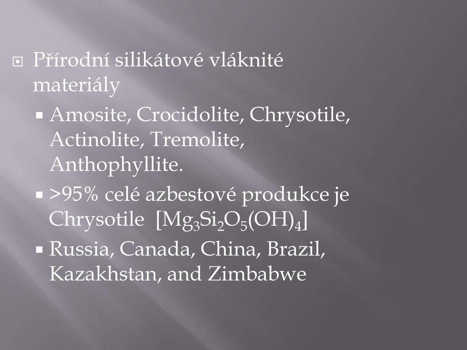 Anthophyllite.