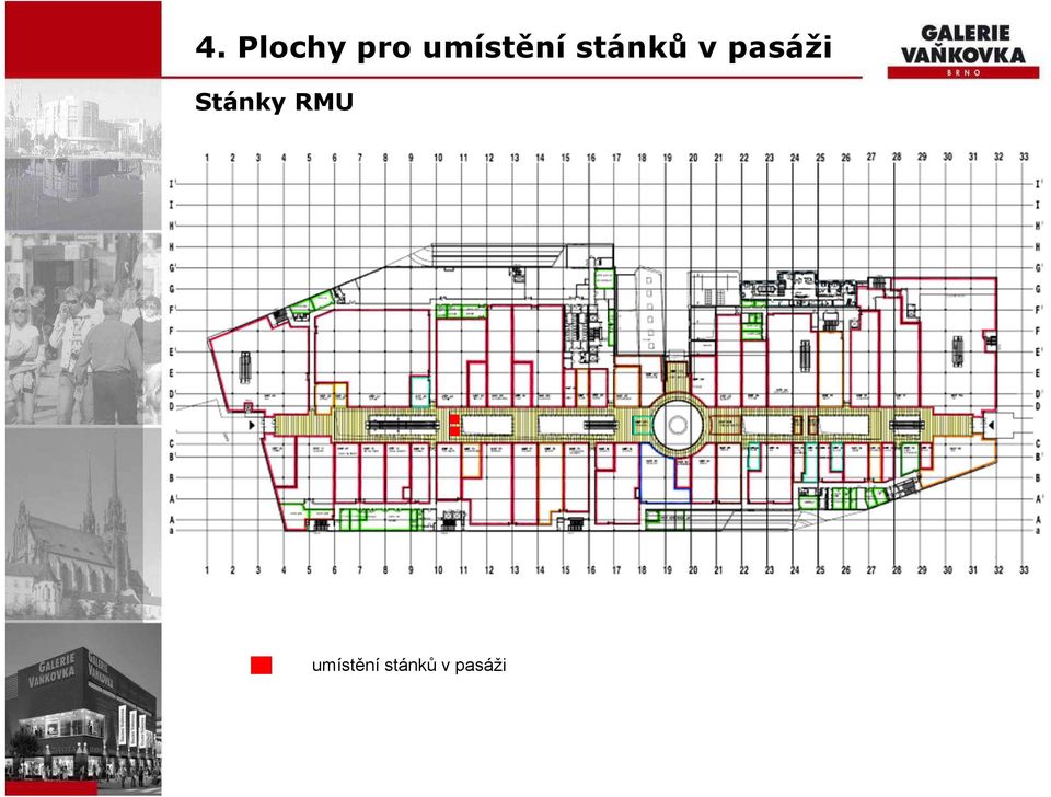 pasáži Stánky RMU 