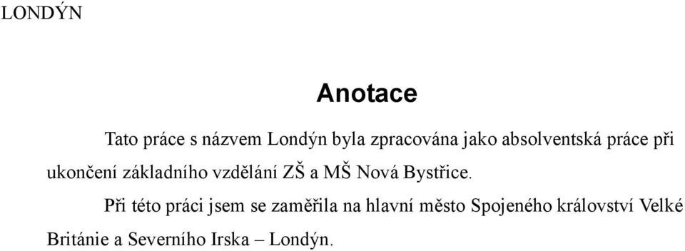 Nová Bystřice.